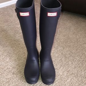 Hunter original tall boots AUBERGINE PURPLE
